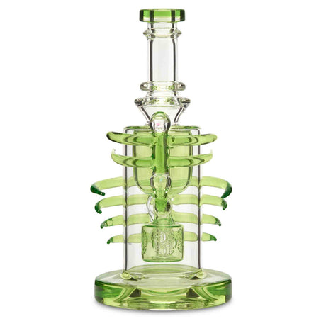 Chubbz Glass Opal Incycler light green water pipe sol perc