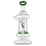MAV Glass 14mm Glass Recycler Water Pipe with Honeycomb Perc