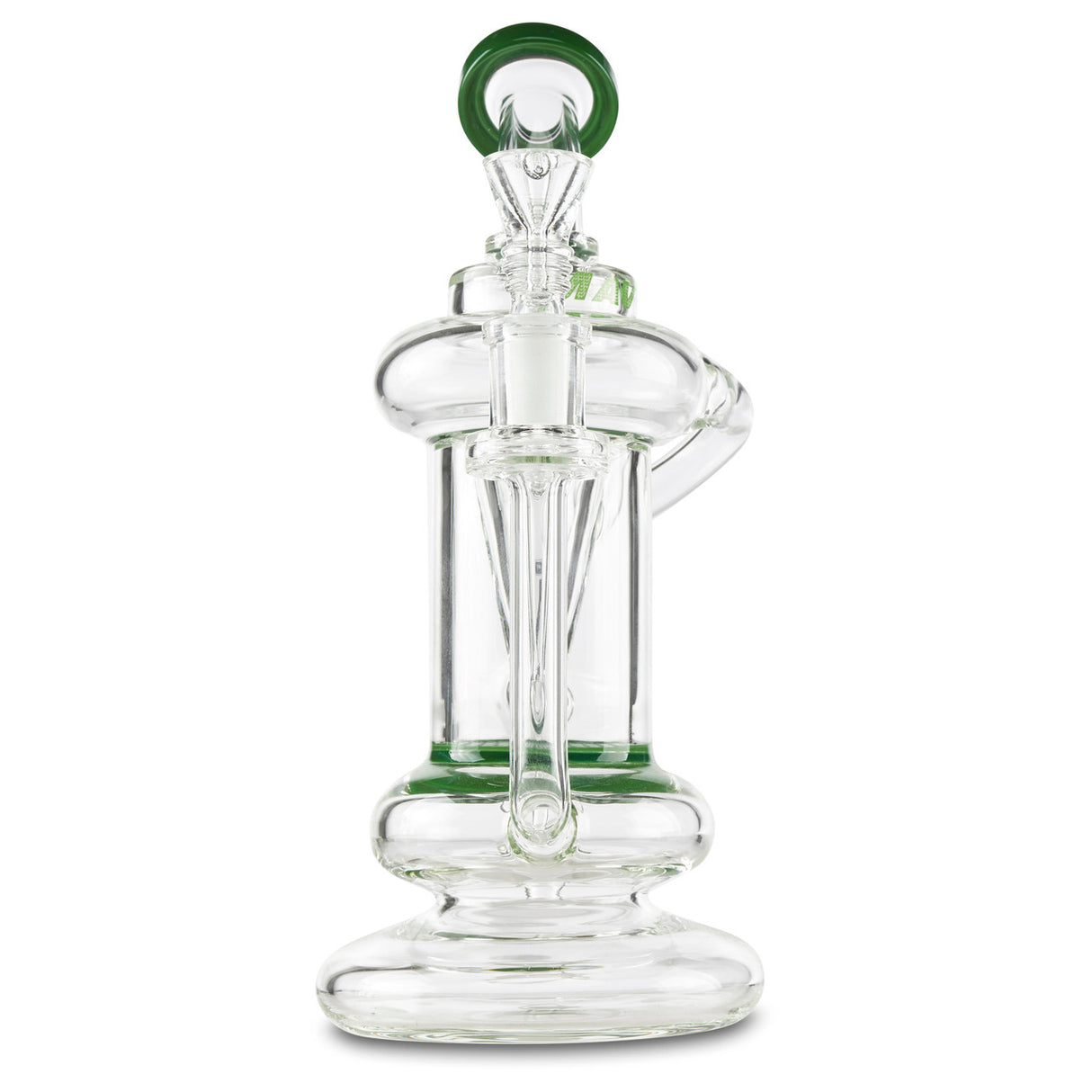 MAV Glass Glass Recycler Dab Rig with Honeycomb Perc for concentrates
