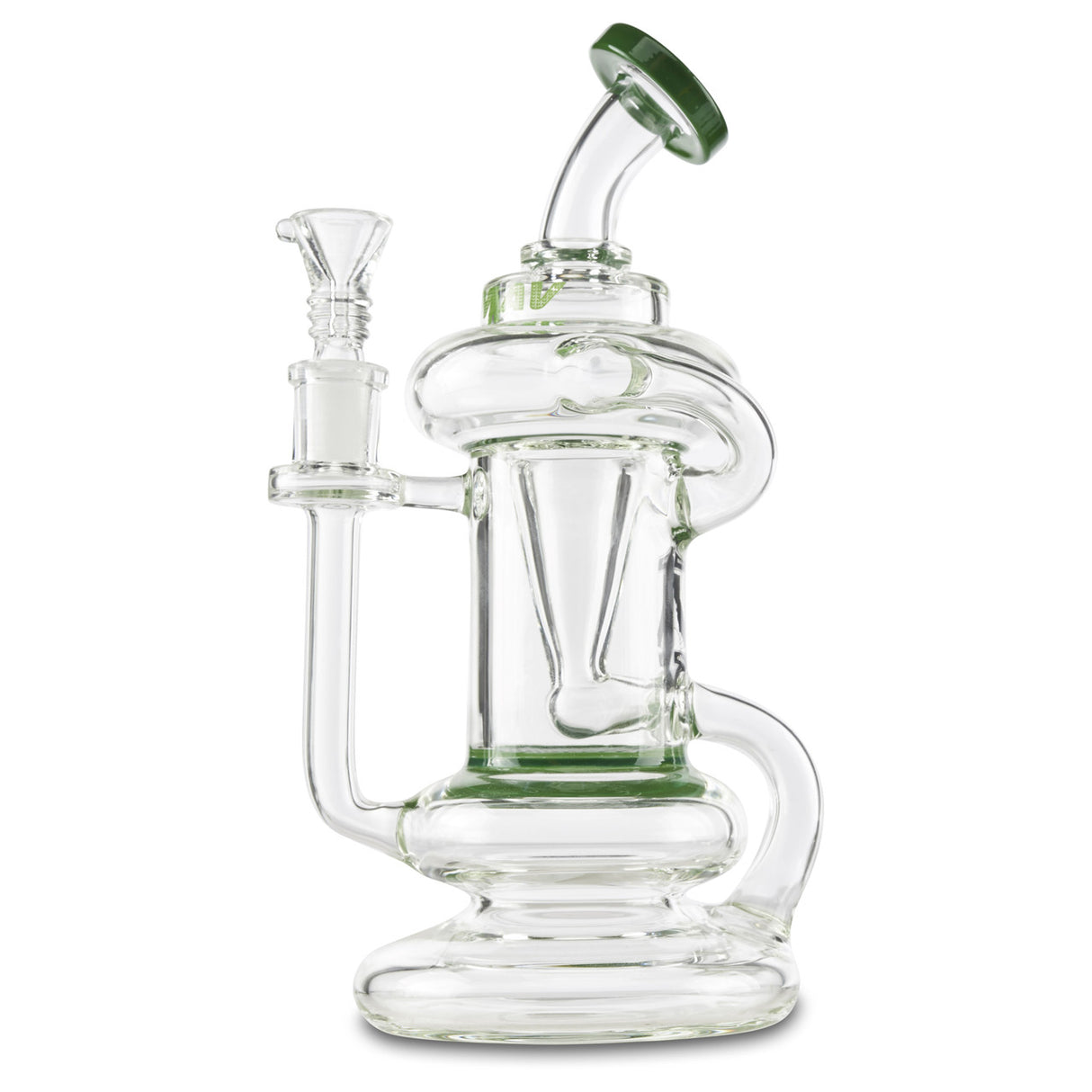 MAV Glass Glass Water Pipe Recycler for Dry Herb