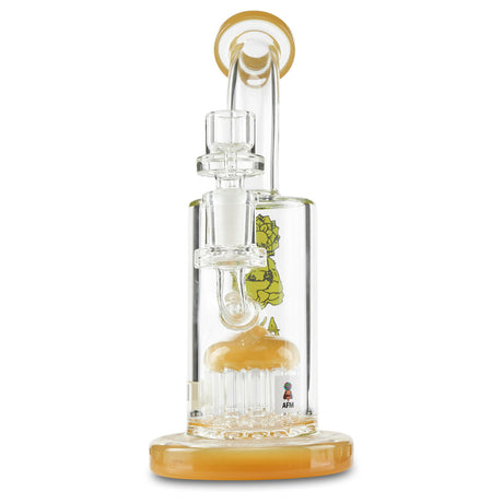 AFM glass recycler water pipe rig for dabs and dry herb