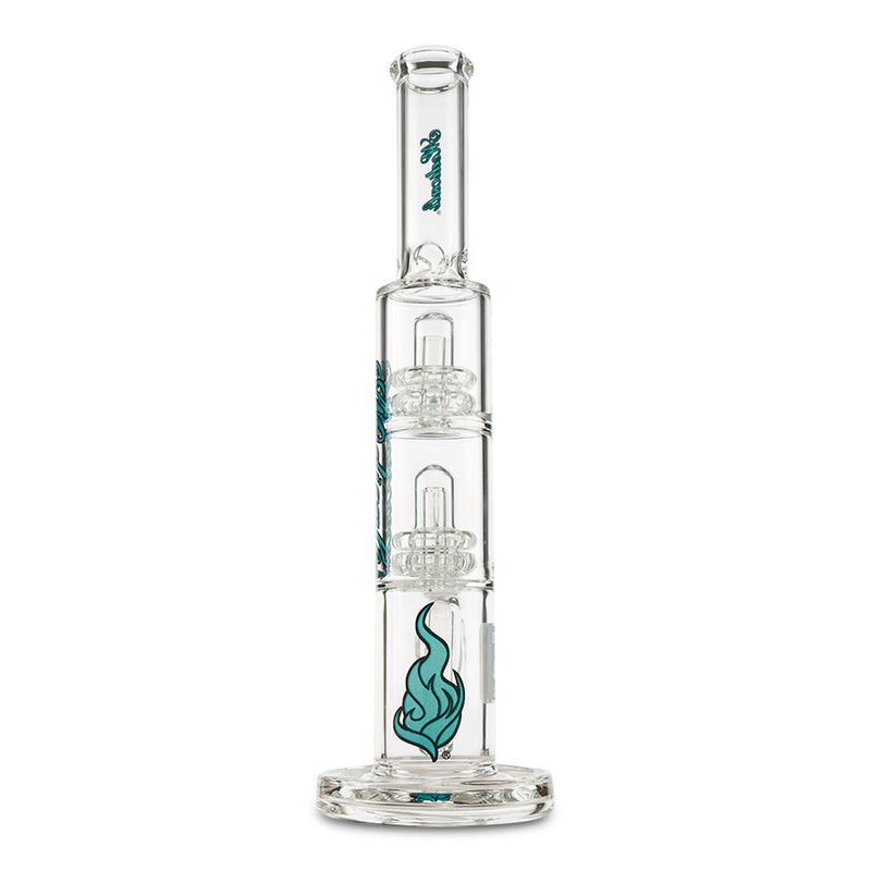 Medicali 13" Double Showerhead Straight teal