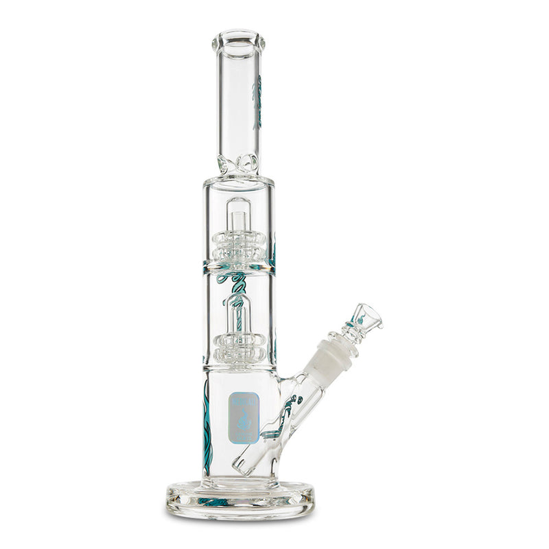 Medicali 13" Double Showerhead Straight teal