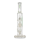 Medicali 13" Double Showerhead Straight white