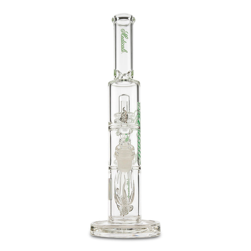 Medicali 13" Double Showerhead Straight white