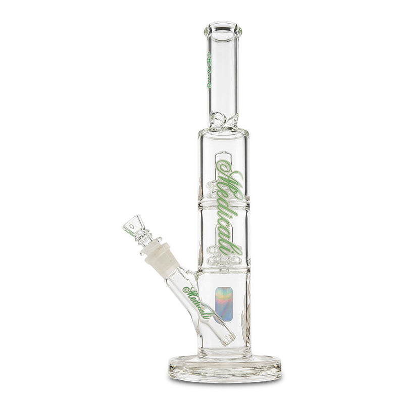Medicali 13" Double Showerhead Straight white