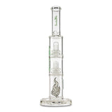 Medicali 13" Double Showerhead Straight white