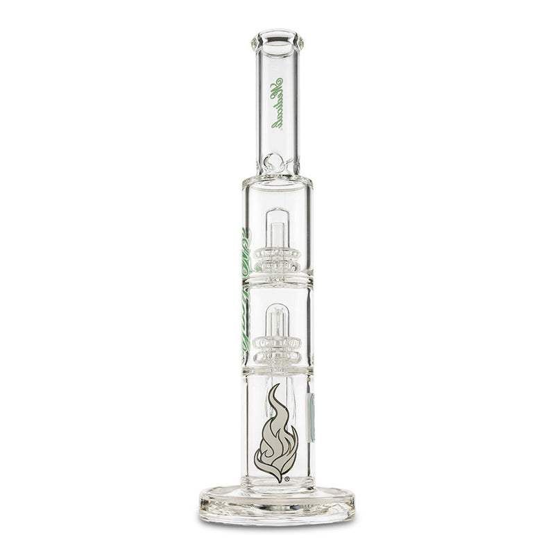Medicali 13" Double Showerhead Straight white