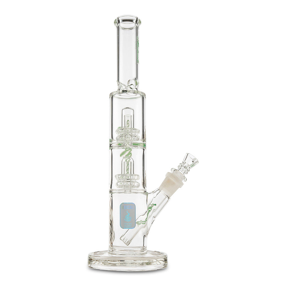 Medicali 13" Double Showerhead Straight white