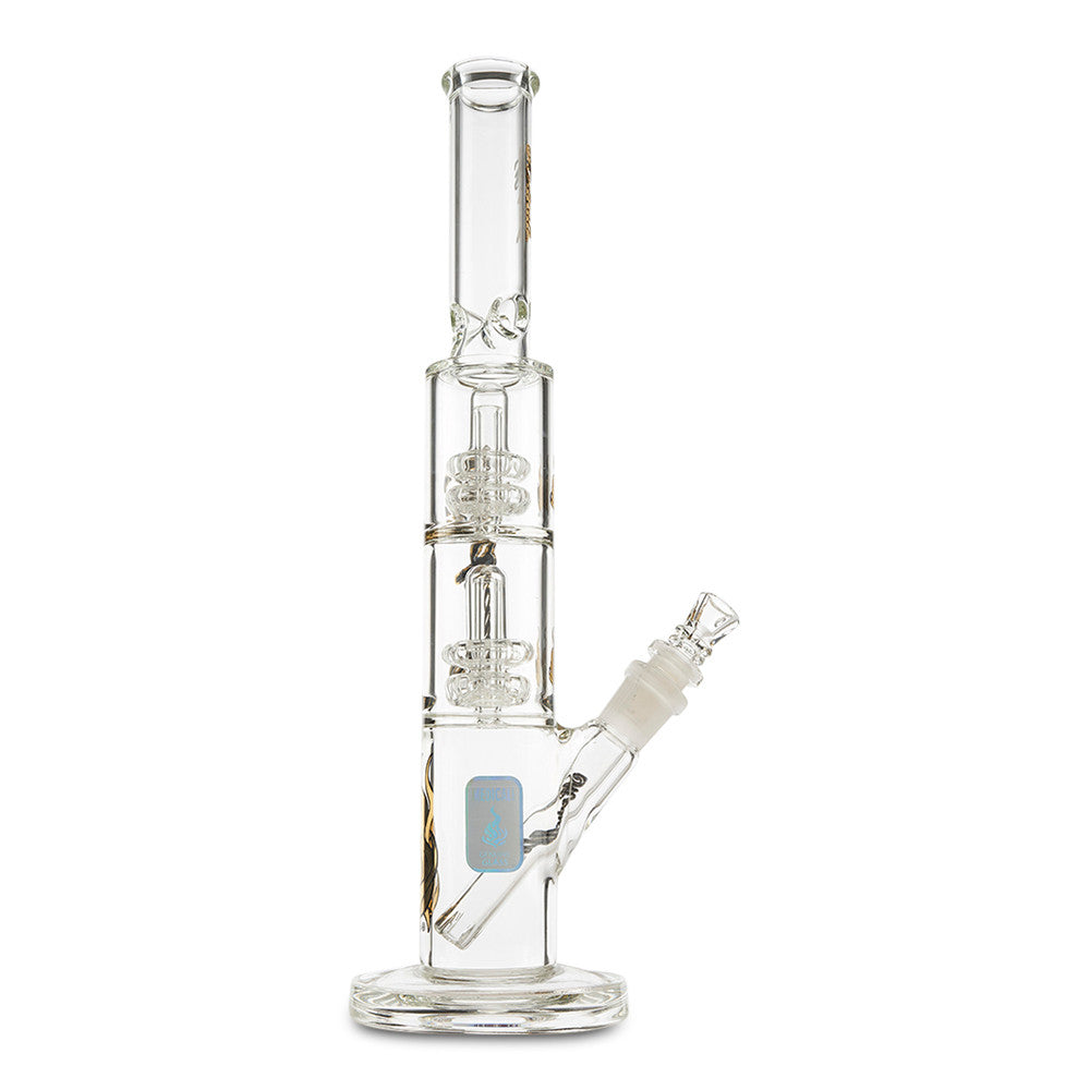 Medicali 13" Double Showerhead Straight gold
