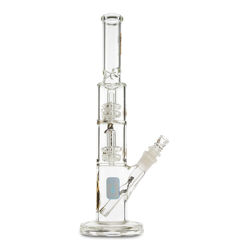 Medicali 13" Double Showerhead Straight gold