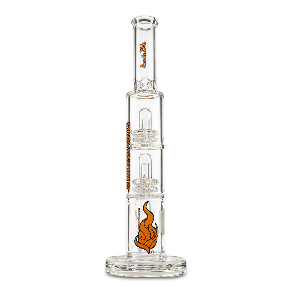 Medicali 13" Double Showerhead Straight orange