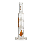 Medicali 13" Double Showerhead Straight orange
