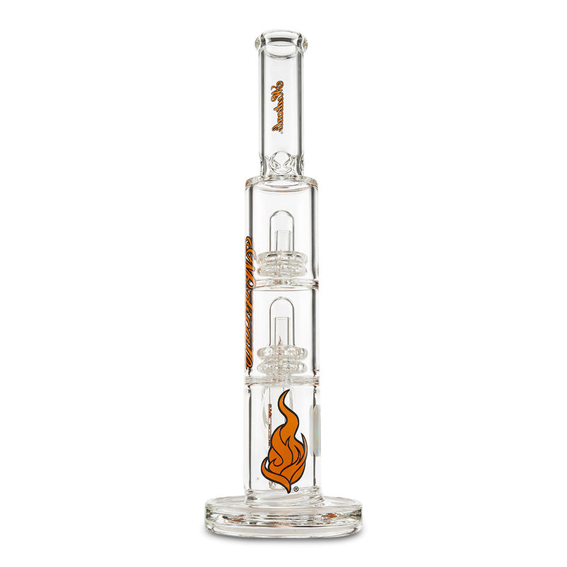 Medicali 13" Double Showerhead Straight orange