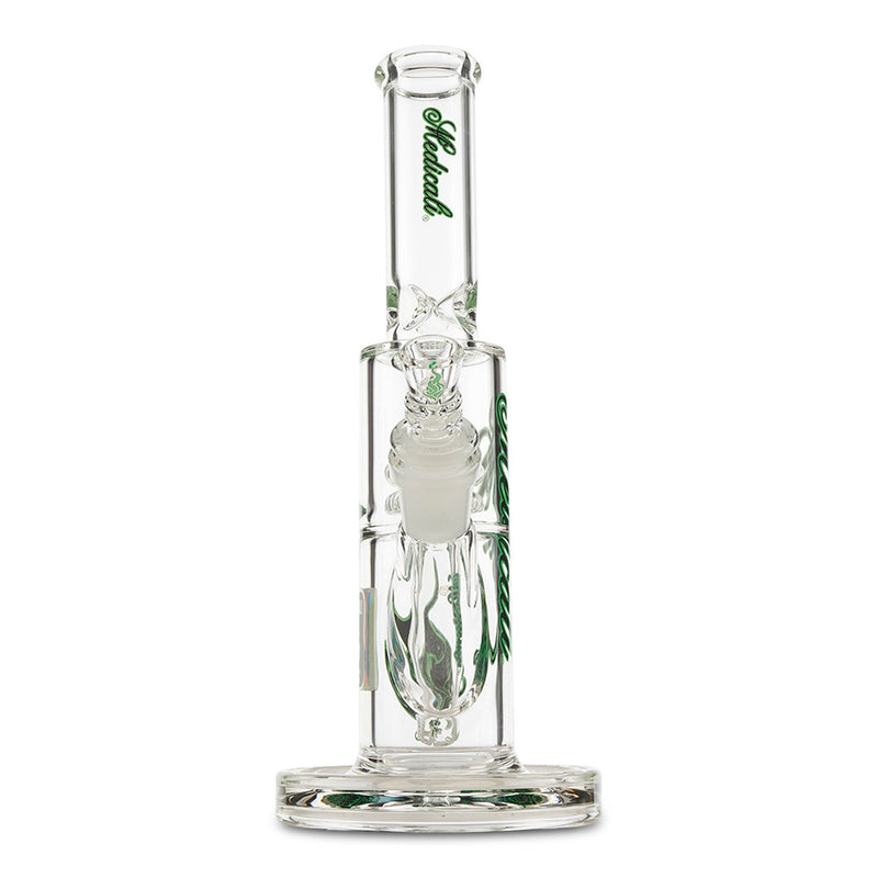 Medicali 10" Showerhead Straight water pipe for dry herb