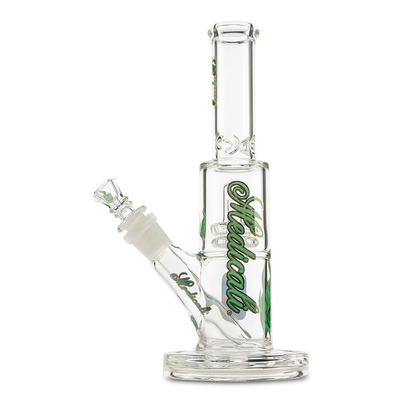 Medicali 10" Showerhead Straight water pipe for dry herb