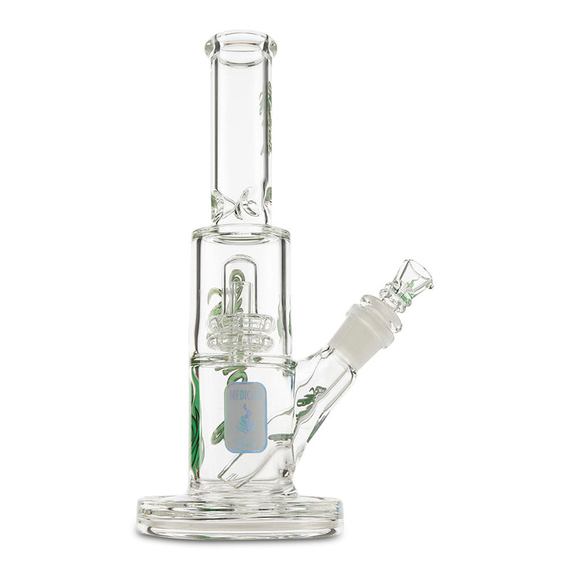 Medicali 10" Showerhead Straight water pipe for dry herb