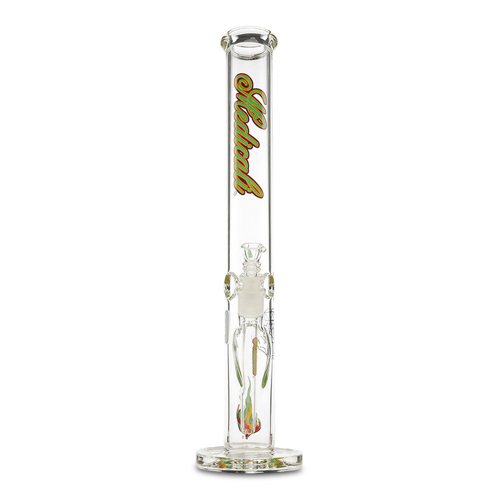 Medicali 18" Straight Tube water pipe for dry herb