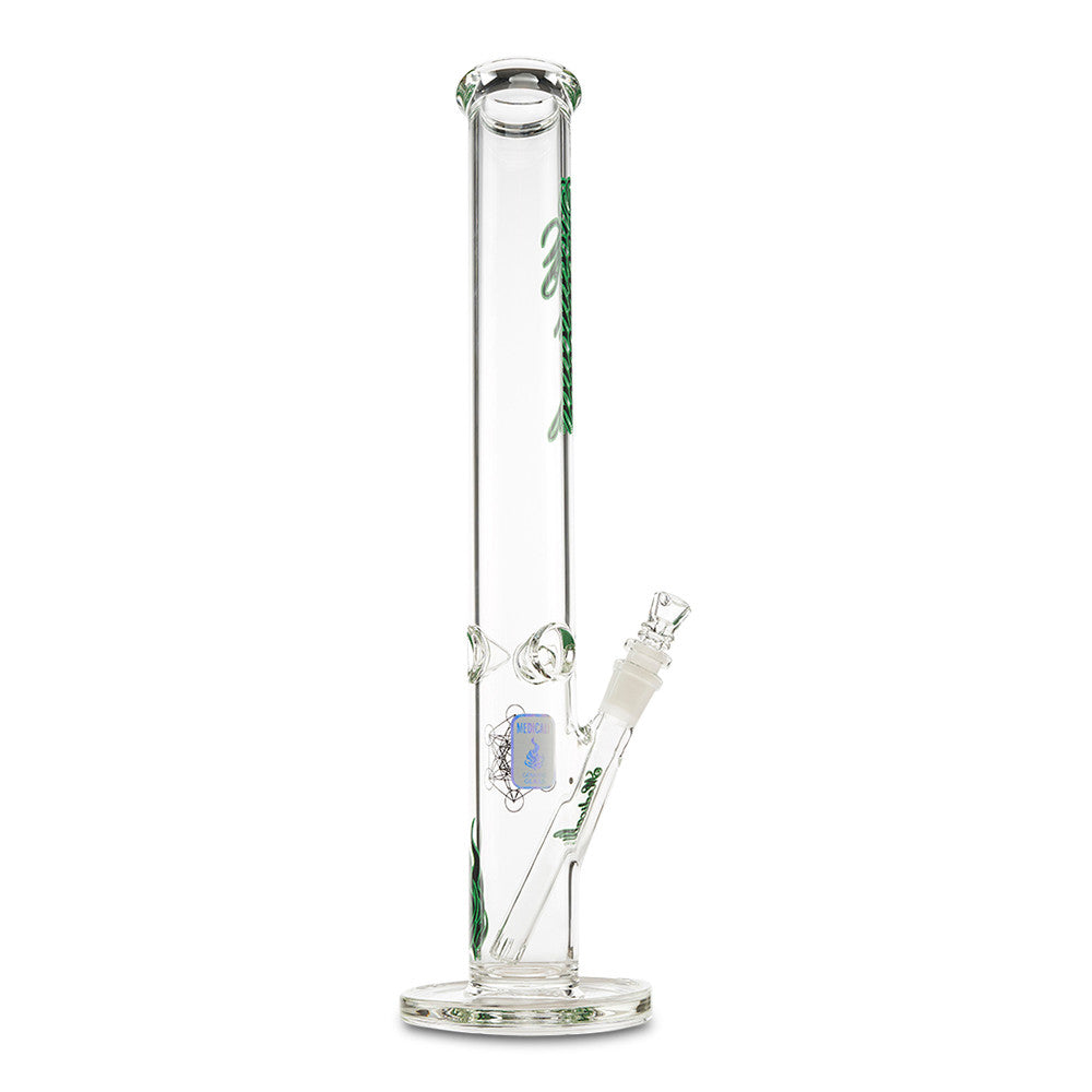 Medicali 18" Straight Tube dry herb pipe