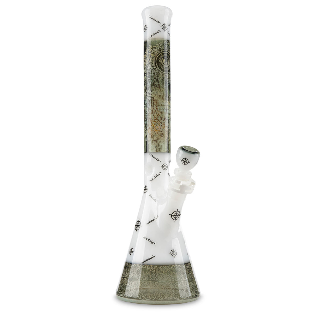 Illadelph x McLamb white worked beaker