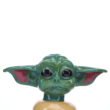 Baby Yoda Heady Dab Rig by Fish Glass (allow images)