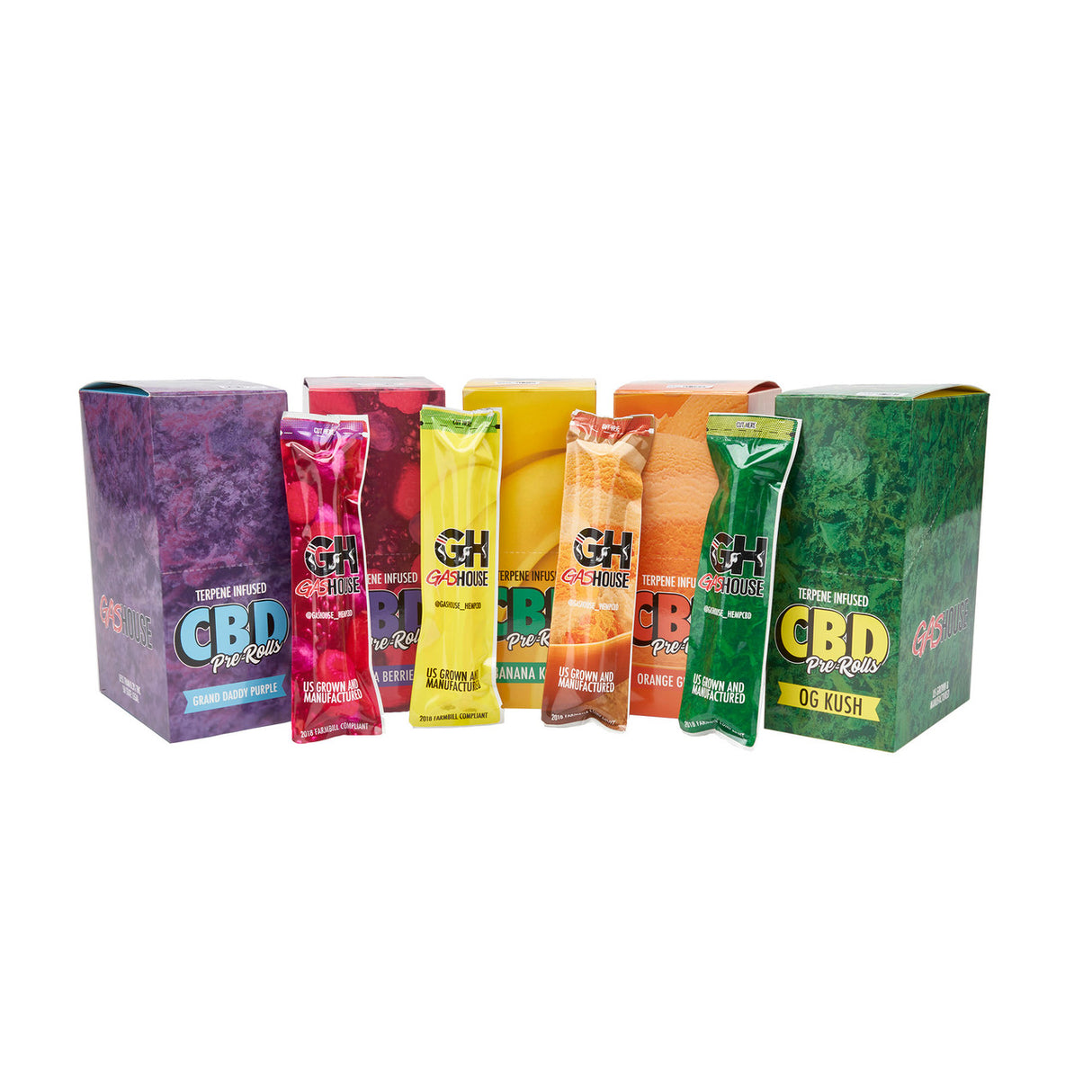 gashouse pluto terpene infused cbd pre-rolls