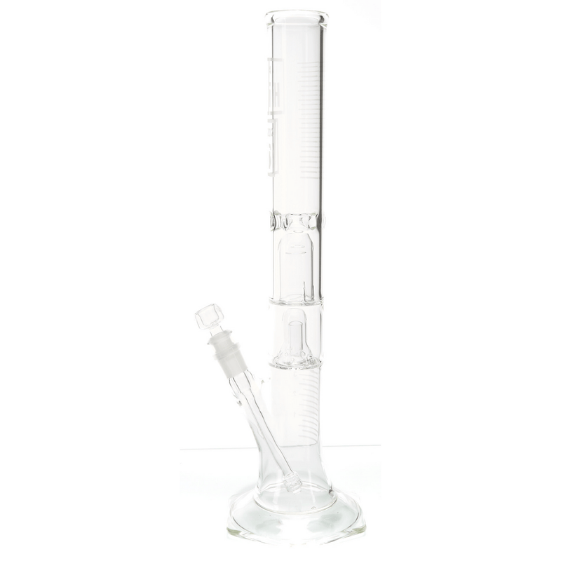 HiSi Double U Perc 17" Straight Tube Water Pipe 2