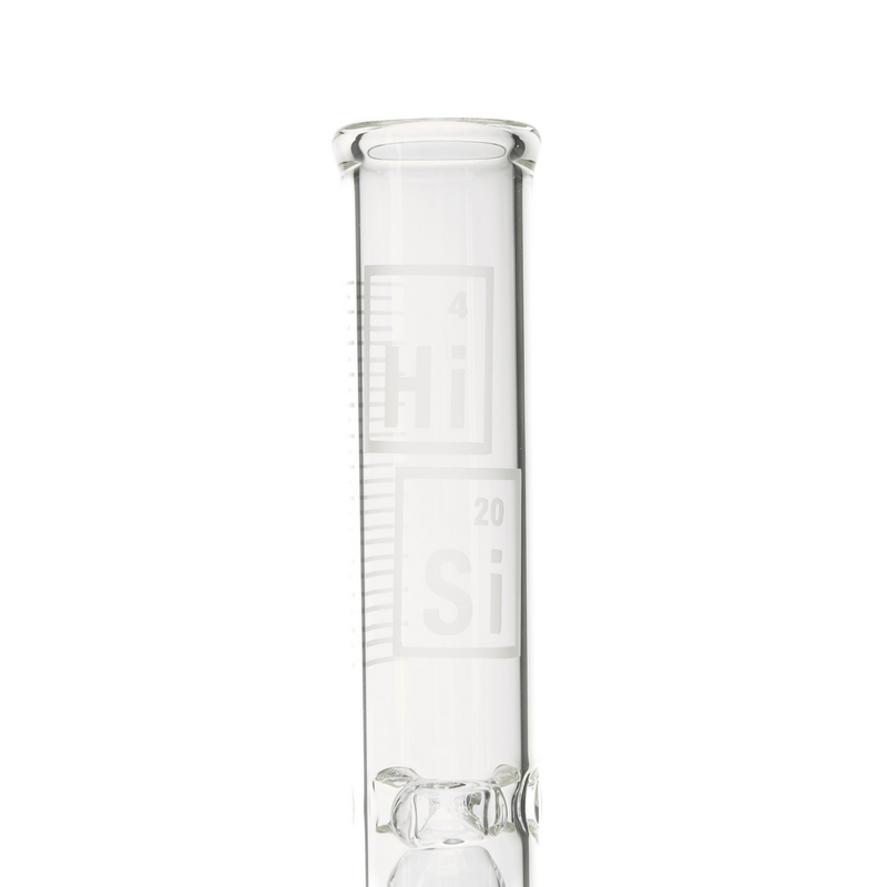 HiSi Double U Perc 17" Straight Tube Water Pipe 3