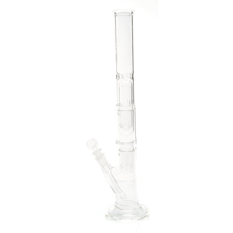 HiSi Junior Triple U 19" Straight Tube Water Pipe w/ Splash Guard 1