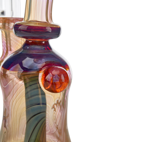 hefe glass banger hanger fumed rig with 90 degree joint and female slide