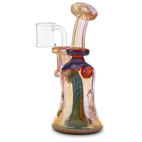 hefe glass banger hanger fumed rig at cloud 9 smoke co