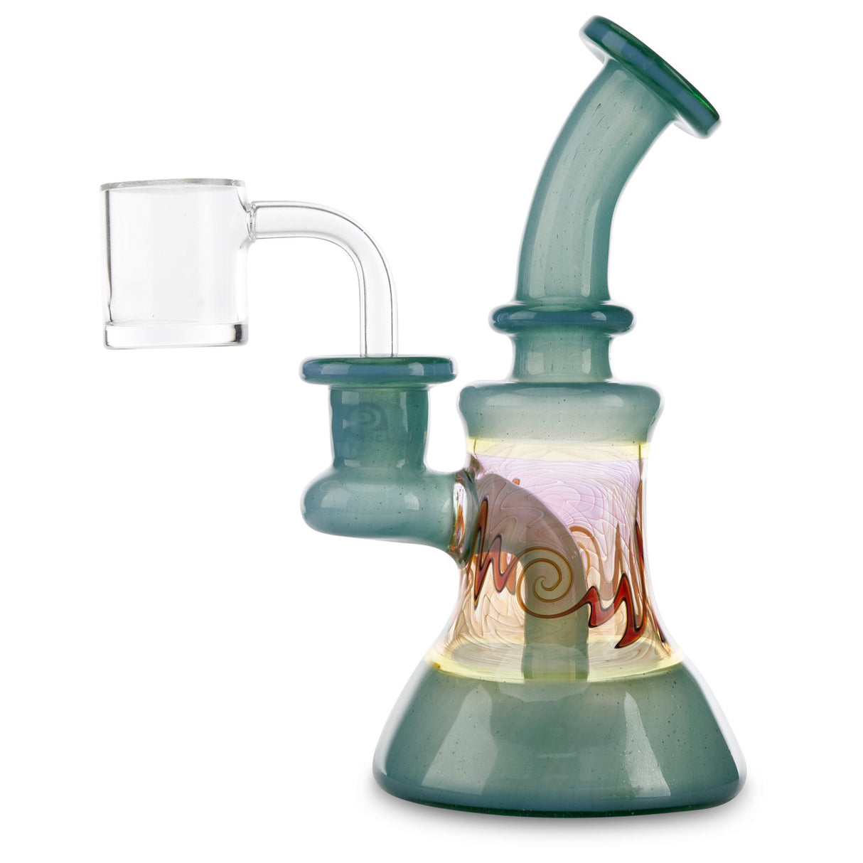 hefe glass banger hanger blue and fumed glass rig for sale online