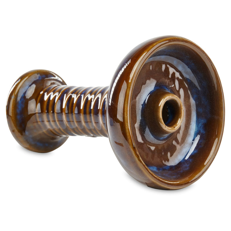 Glazed Clay Funnel Bowl