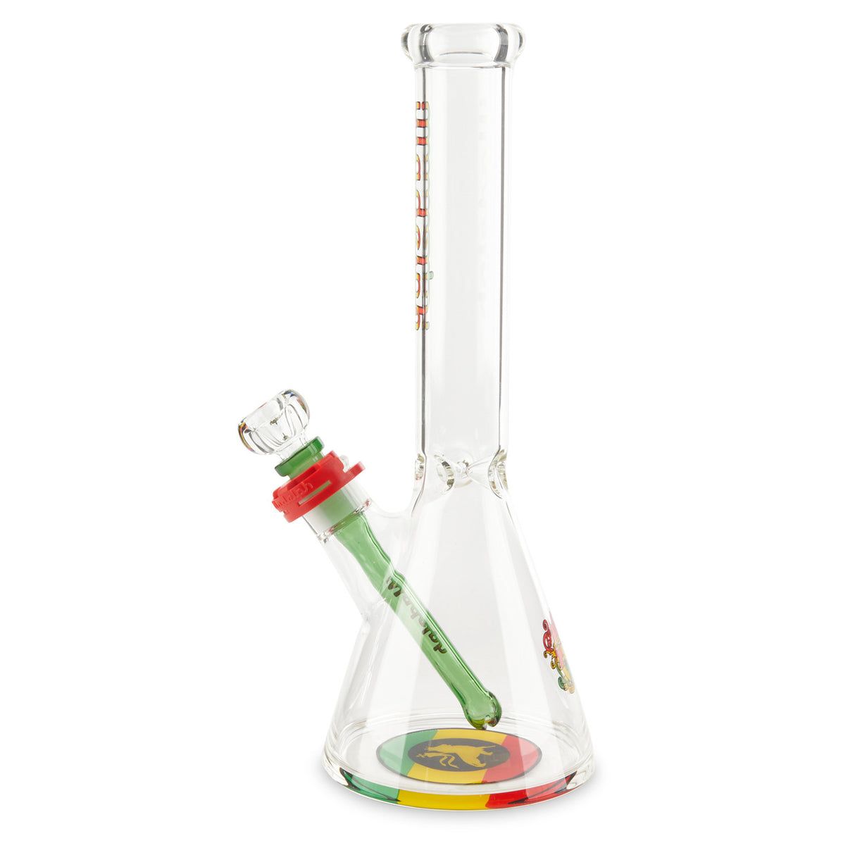 illadelph glass micro mini beaker rasta 12 inch water pipe