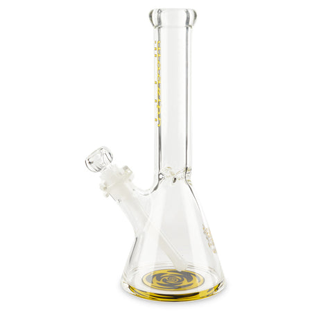 illadelph glass micro mini beaker 7mm yellow water pipe for herbs