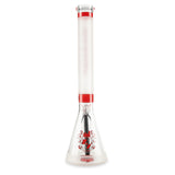 illadelph glass signature frosted beaker red at cloud 9 smoke co