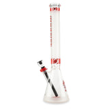illadelph glass signature frosted beaker red water pipe for smoking