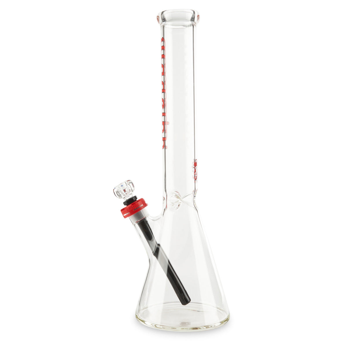 illadelph glass short beaker red in stock at cloud 9 smoke co