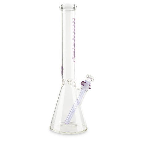 illadelph glass short beaker purple label at cloud 9 smoke co
