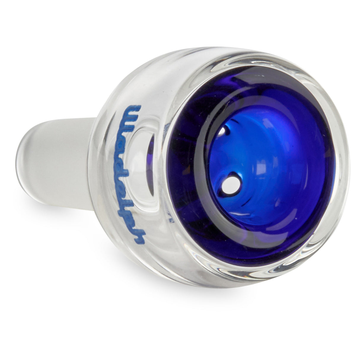 illadelph glass blue 14mm multi hole slide for smoking