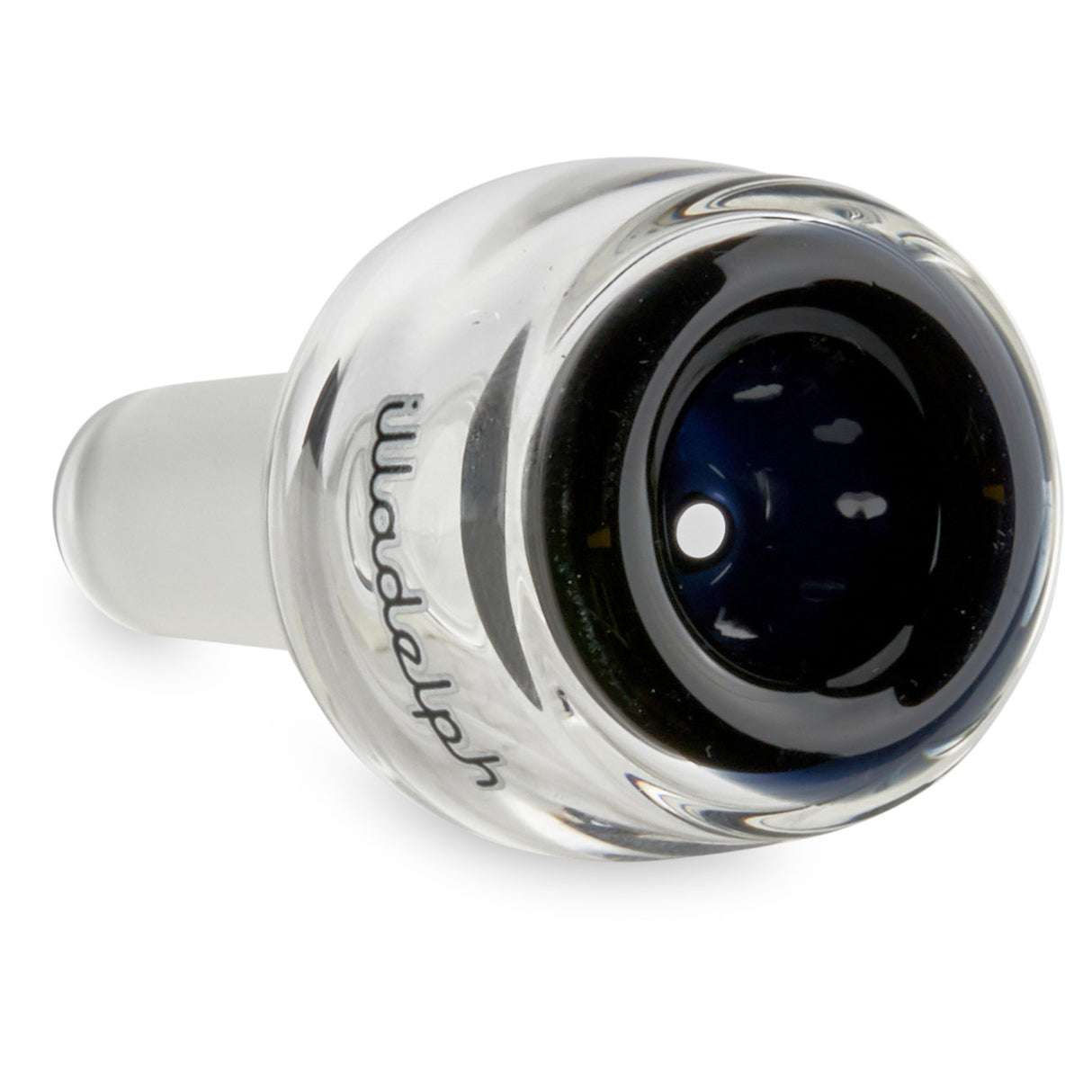 illadelph glass black and white 14mm multi hole slide
