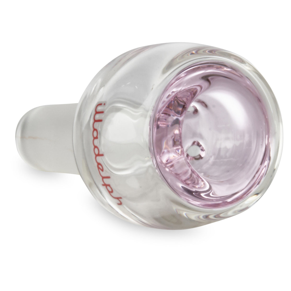 illadelph glass pink and red 14mm multi hole slide