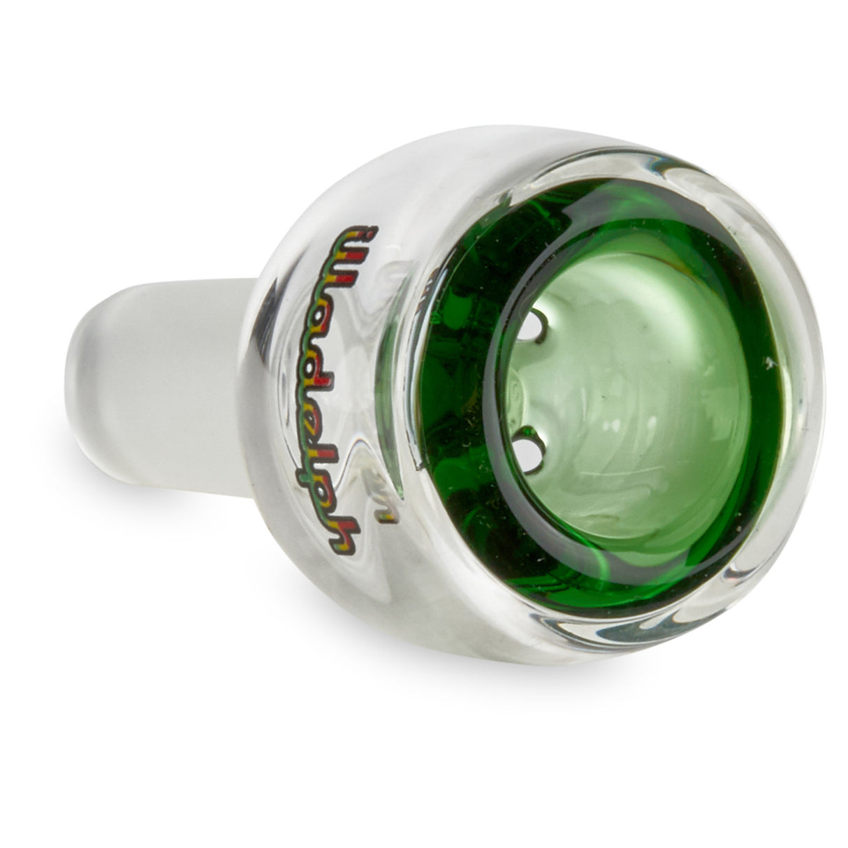 illadelph glass rasta 14mm multi hole slide for dry herbs