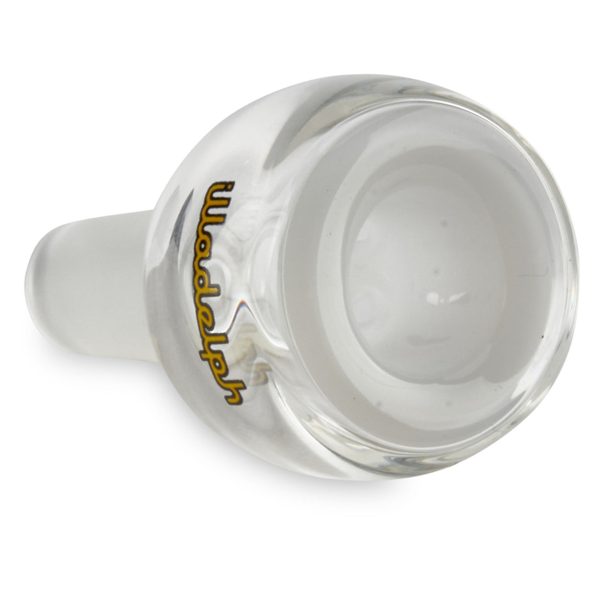 illadelph glass yellow and white 14mm dry herb multi hole slide