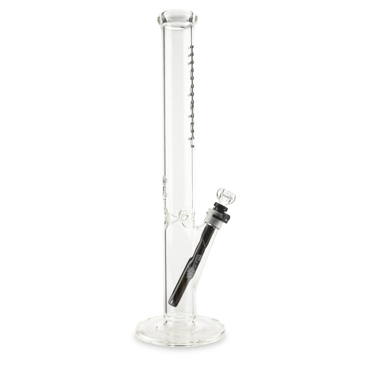 illadelph glass medium straight tube black for sale online