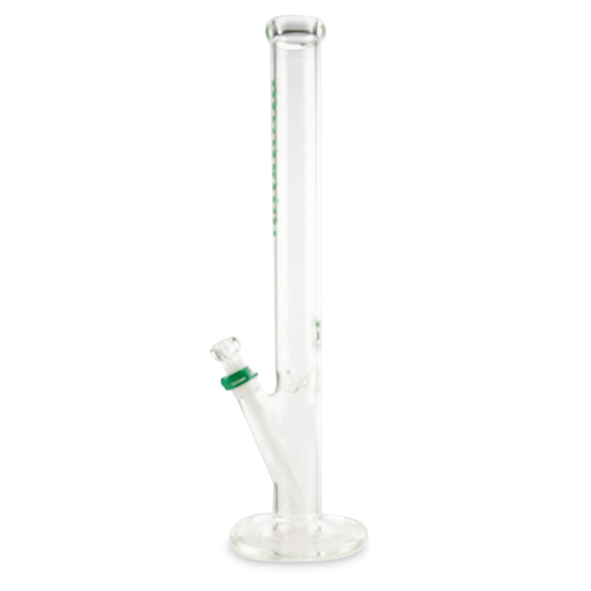 illadelph glass tall straight tube green at cloud 9 smoke co