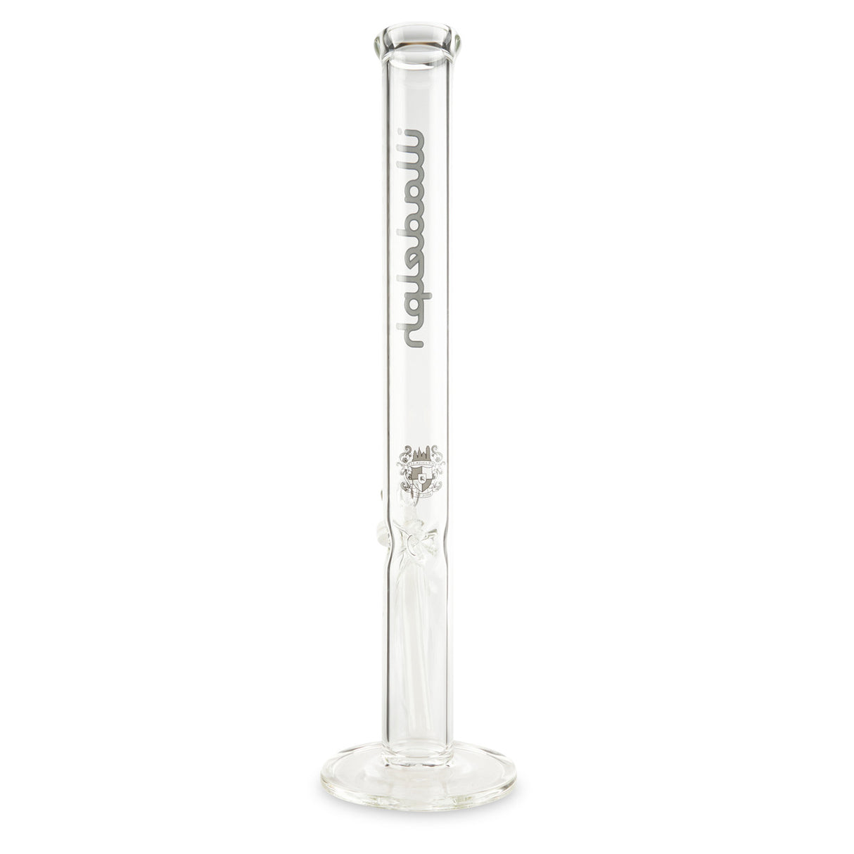 illadelph glass tall straight tube gray water pipe bong for smoking