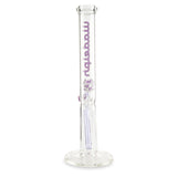 illadelph glass short straight tube purple high end bong with slide