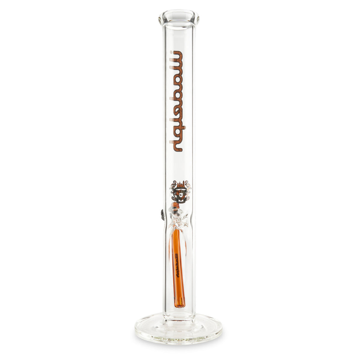 illadelph glass medium straight tube bong with 14mm illadelph slide