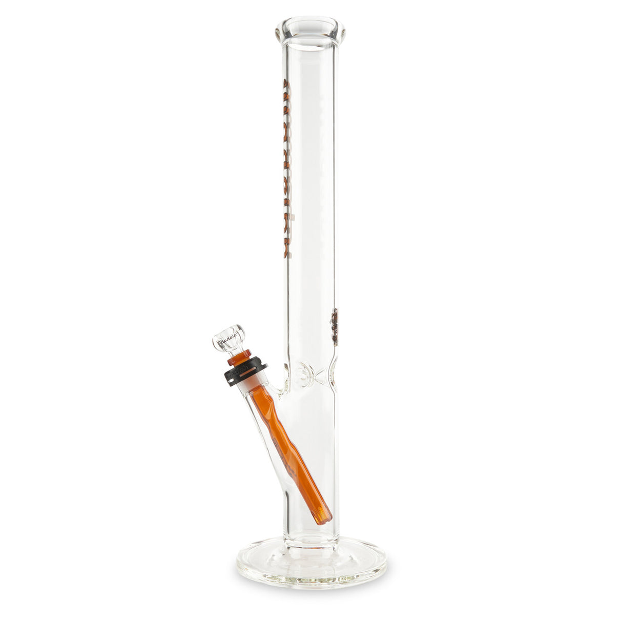 illadelph glass medium straight tube woodgrain water pipe bong